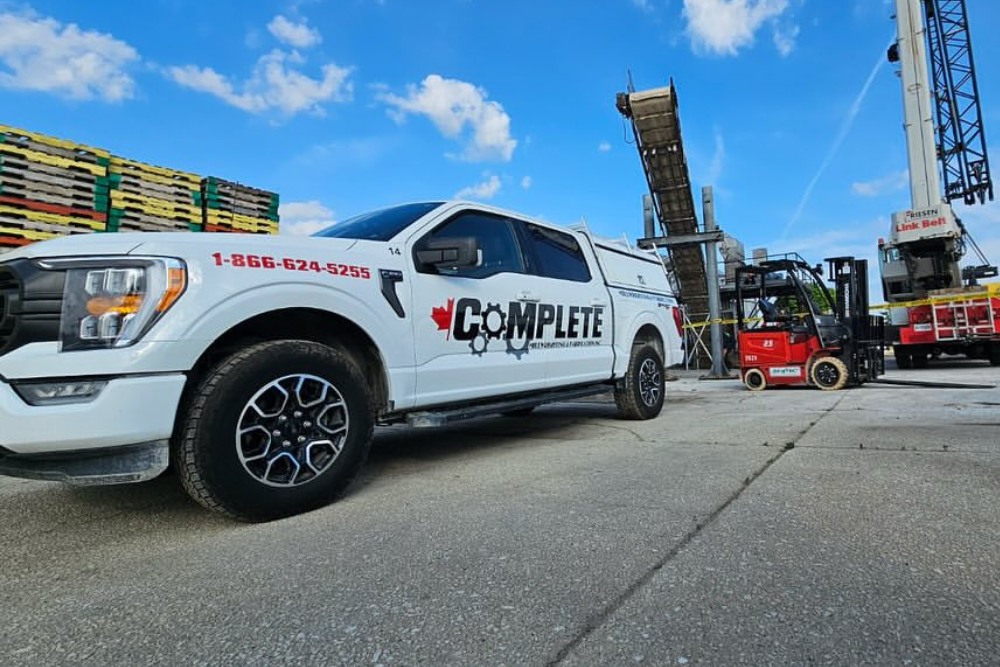 Complete Millwrighting & Fabrication Inc. Truck